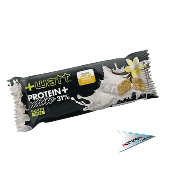 +Watt-PROTEIN+ WHITE (Confezione 24 barrette da 40 gr)   Vaniglia  